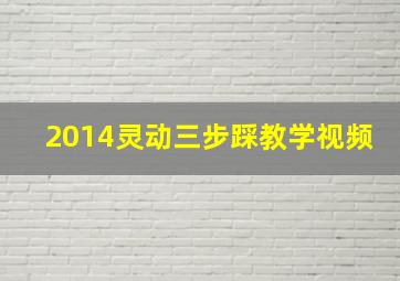 2014灵动三步踩教学视频