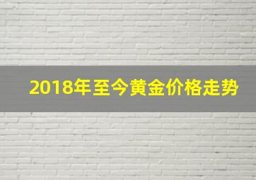 2018年至今黄金价格走势