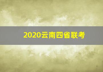 2020云南四省联考