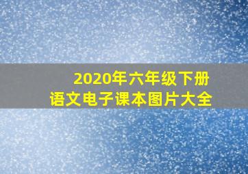 2020年六年级下册语文电子课本图片大全