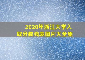 2020年浙江大学入取分数线表图片大全集