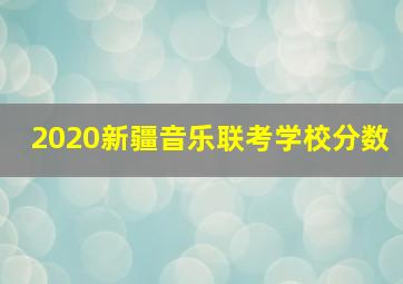 2020新疆音乐联考学校分数