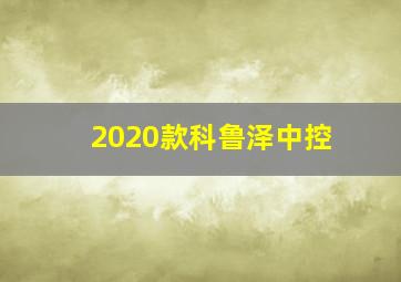 2020款科鲁泽中控