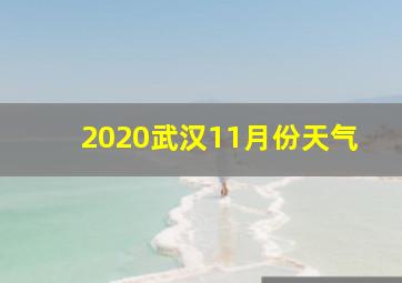 2020武汉11月份天气