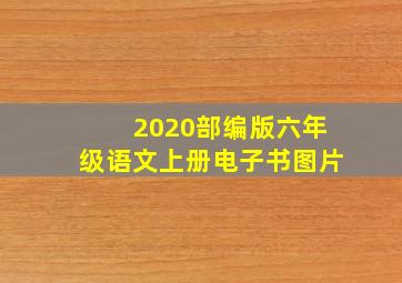 2020部编版六年级语文上册电子书图片