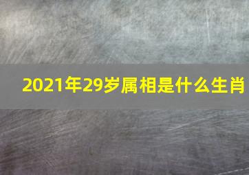 2021年29岁属相是什么生肖