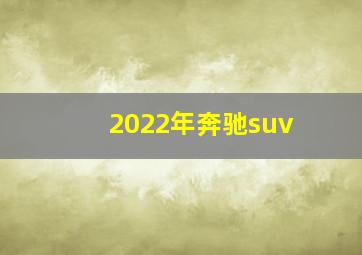 2022年奔驰suv