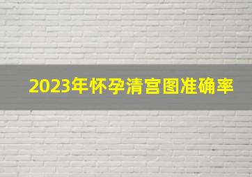 2023年怀孕清宫图准确率