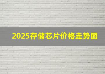 2025存储芯片价格走势图