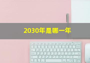 2030年是哪一年