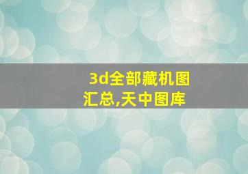 3d全部藏机图汇总,天中图库