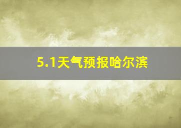 5.1天气预报哈尔滨