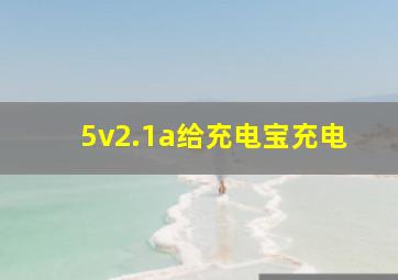 5v2.1a给充电宝充电