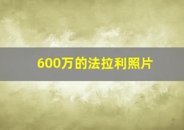 600万的法拉利照片