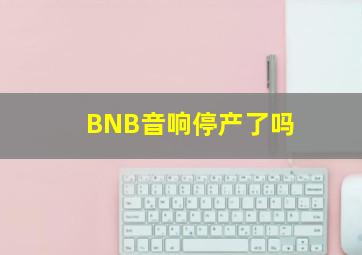 BNB音响停产了吗