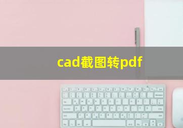 cad截图转pdf