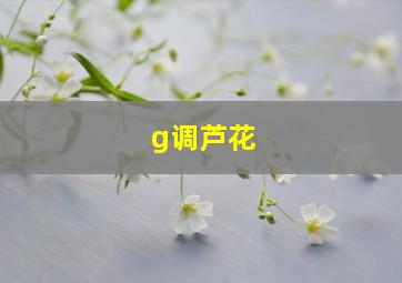 g调芦花