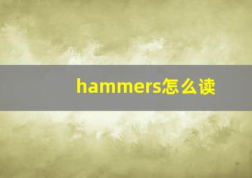 hammers怎么读