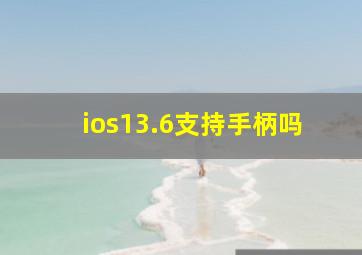 ios13.6支持手柄吗