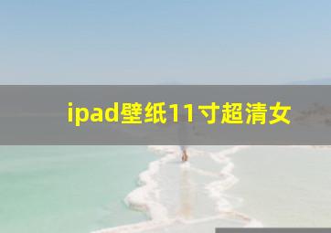 ipad壁纸11寸超清女