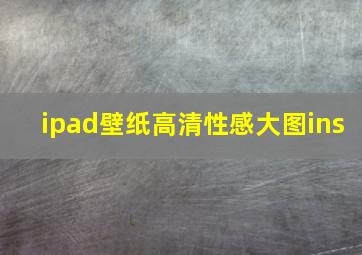 ipad壁纸高清性感大图ins