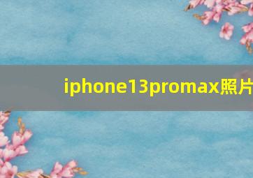 iphone13promax照片