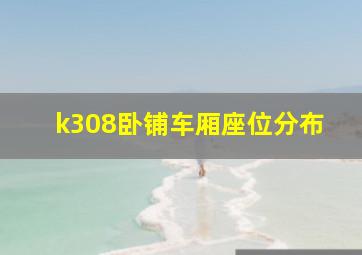 k308卧铺车厢座位分布