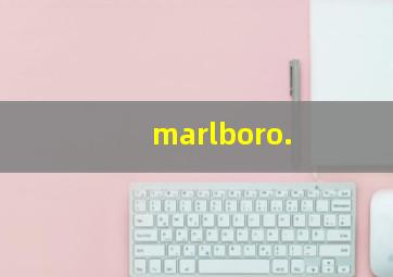 marlboro.