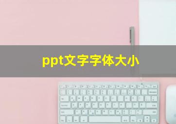 ppt文字字体大小