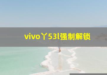 vivo丫53l强制解锁