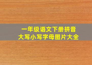 一年级语文下册拼音大写小写字母图片大全