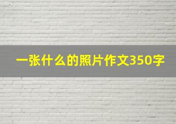 一张什么的照片作文350字