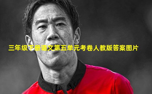 三年级下册语文第五单元考卷人教版答案图片