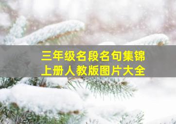 三年级名段名句集锦上册人教版图片大全