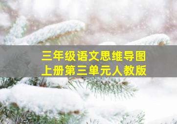 三年级语文思维导图上册第三单元人教版