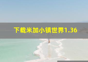 下载米加小镇世界1.36