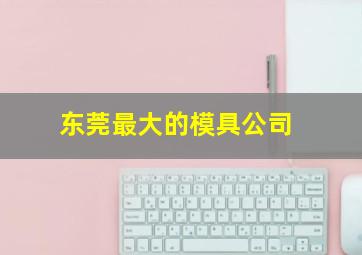 东莞最大的模具公司