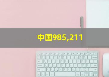 中国985,211