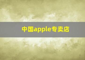 中国apple专卖店