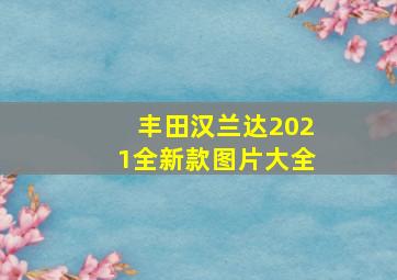 丰田汉兰达2021全新款图片大全