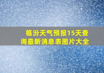 临汾天气预报15天查询最新消息表图片大全