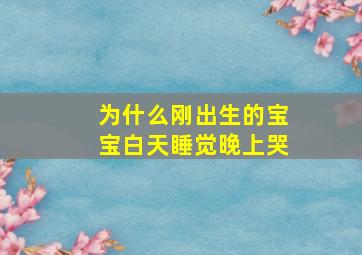 为什么刚出生的宝宝白天睡觉晚上哭