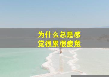 为什么总是感觉很累很疲惫