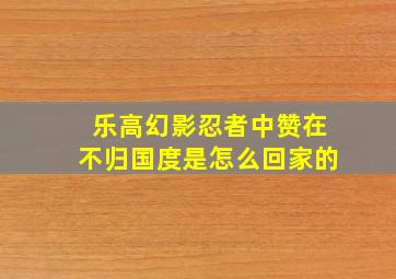 乐高幻影忍者中赞在不归国度是怎么回家的