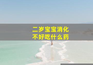 二岁宝宝消化不好吃什么药