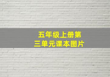 五年级上册第三单元课本图片