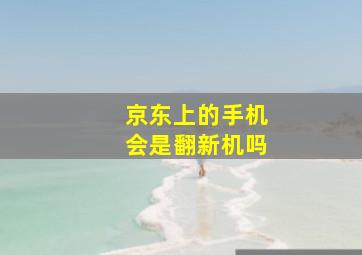 京东上的手机会是翻新机吗