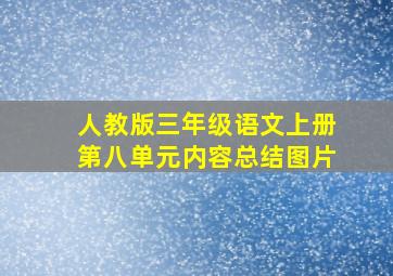 人教版三年级语文上册第八单元内容总结图片