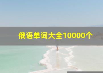 俄语单词大全10000个