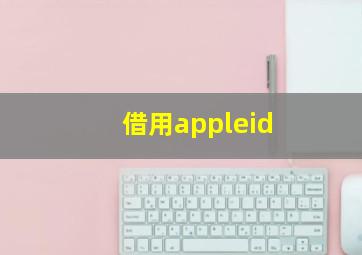 借用appleid